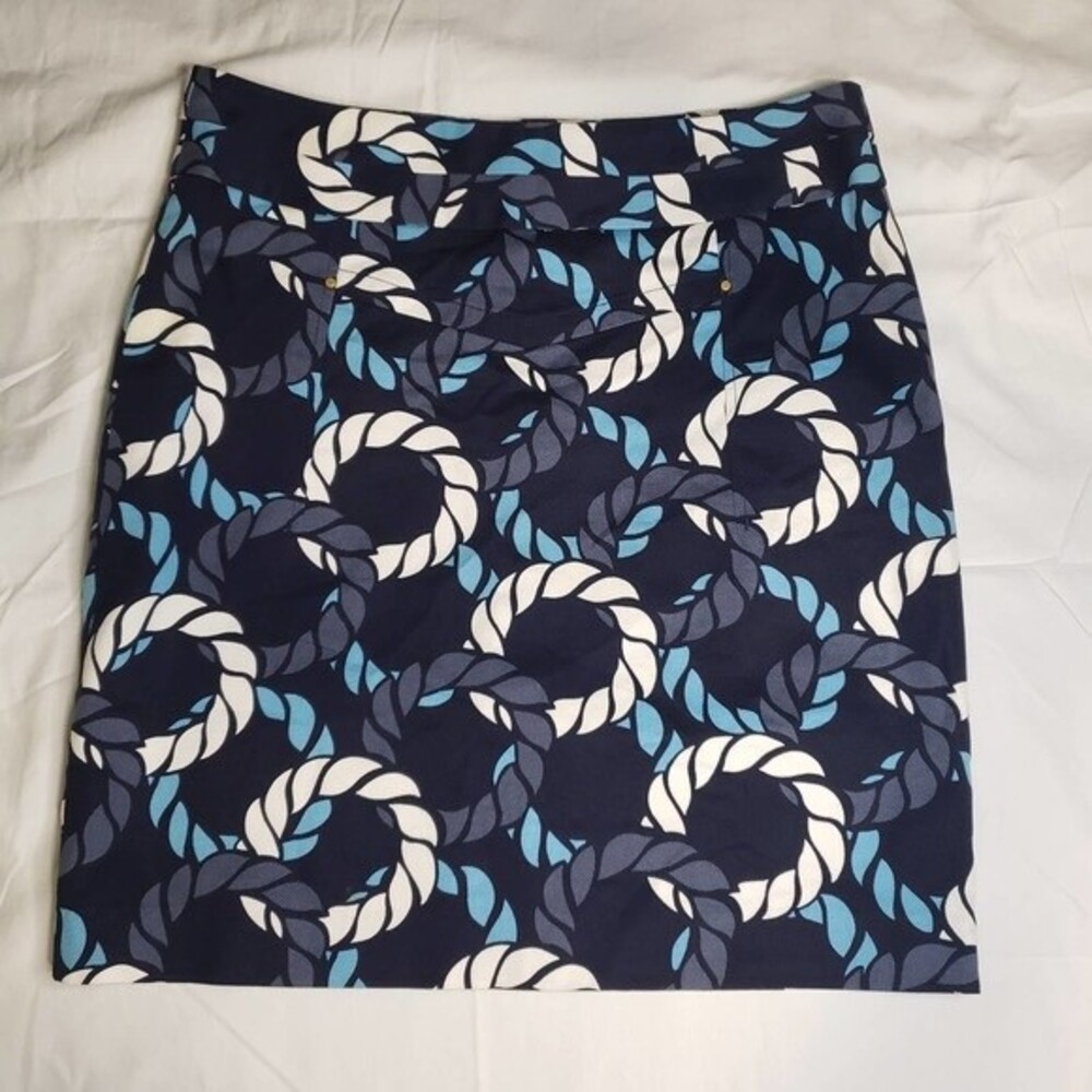 Leifsdottir Anthropologie Blue Skirt Nautical - Size 12